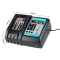 Miniatyrbillede 2 af 5: Batterioplader til Makita 14V-18V BL1815 BL1840 BL1830 DC18RC Erstatning Mengxi AU Plug