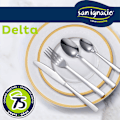 Miniatyrbillede 3 af 8: Sæt med 24 stk. rustfrit stål bestik Delta Kollektion Attraktivt Design