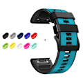 Miniatyrbillede 3 af 8: 22 26mm Silikone Urrem Til Garmin Fenix 7x 6 5 6X Pro 5X Plus Fenix 3HR Quick Release Håndledsrem Til Garmin Enduro 2 Rem C 26mm width strap