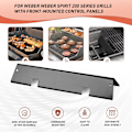 Pikkukuva 6 / 7: 7635 Flavorizer -tangot Weber Spirit II E210 S210 -grilleihin, 15,3\" Päivitetyt tangot Grillin varaosat Weber II & I E215 E220 S220 GS4 -grilleihin, (3. 7635/2-3PCX