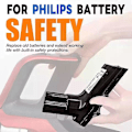 Miniatyrbillede 3 af 5: Gælder for Philips SpeedPro Max Aqua Stick Ledningsfri 25.2V Udskiftningsbatteri Støvsuger XC8055/01 XC8045/01 XC8043/01 XC8347/01 XC8349/01 2500mAh