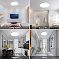 Miniatyrbilde 2 av 5: Smart taklampe for soverom, LDE for stue, hovedlampe med øyebeskyttelse 30W30cm