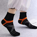 Miniatyrbillede 4 af 7: 5 Par Herrestrømper Sort Sportsstrømper Casual Løb Efterår Vinter Åndbare Herrestrømper Black socks G693