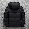 Miniatyrbilde 3 av 5: Vinterjakke Menn Høy Kvalitet Rød Svart Dunjakke Hette Parka Mote Mann Hvit Andedun Jakke Tykk Varm Snø Utetøy COLOR Dark Grey M