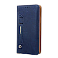 Miniatyrbillede 2 af 5: CMAI2 Litchi Korn Auto-absorberende Læder Wallet Cover til iPhone 11 6.1 tommer (2019) - Sort Dark Blue