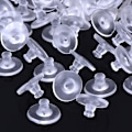 Miniatyrbilde 3 av 5: 100 stk. transparente øreplugger i gummi for sikkerhet