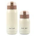 Miniatyrbild 2 av 6: Mini Termosmugg 200ml/360ml Fickmugg Rostfritt Stål Termisk Kaffe M Vakuumflaska Isolerad Varmvattenflaska Barnpresent Beige