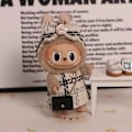 Miniatyrbild 4 av 5: Heta Original 17cm Labubu Dockkläder Hjärta Macaron Baby Hänge Kläder Emalj Ansikte Kläder Tecknad Ersättningsdekoration Gåvor F Endast kläder F Only clothes 17CM No Doll