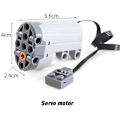 Miniatyrbillede 5 af 5: Tekniske Dele Konstruktionsmotor XL-Motor 8882 Motor til Elektriske Funktioner Konstruktionssamlesæt Legetøjsdel