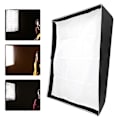 Miniatyrbillede 4 af 5: Video Light Softbox RX-12SBHC Honey Comb Softbox til Roll Up Fotograferingslys - Softbox med Honeycomb Grid til Videobelysning