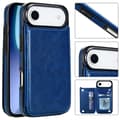 NKOBEE Wallet Case Compatible with iPhone 17 Air Marinblå