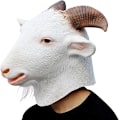Miniatyrbild 3 av 5: Deluxe Halloween Kostymfest Latex Djurhuvud Mask Get