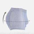 Miniatyrbillede 3 af 4: Herre Hofte- og Numseløfter Forstærkningsunderbukser Polstrede Boxer Briefs LGL XX XXL Light Blue