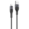 Pikkukuva 1 / 5: YESIDO CA121L Punottu USB-lataus- ja datakaapeli USB–Lightning-kaapeli iPhone- ja iPad-laitteille