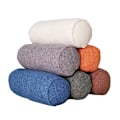 Miniatyrbillede 4 af 9: Lang Pude Indvendig Rund Kropspude Rektangulær Søvn Lur Pude Imitation Bomuld Linned Pude Hjem Soveværelse Indretning Light Grey 15x15x60cm