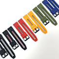 Pikkukuva 3 / 6: 26MM 22MM Silikoni kellon rannekkeet Yhteensopiva Garmin Fenix 6X 6 6S Pro 7X 7 Easyfit rannekkeen Fenix 5 5X 5S Plus älykellon kanssa ArmyGreen 22mm Fenix 5 5 Plus
