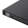 Miniatyrbillede 3 af 3: Computer Tilbehørssæt Usb 2.0 Universal Notebook Ekstern 12.7mm Cd/dvd Sata Port Optisk Drev Boks Kit Sort