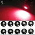 10 stk. T4.2 12V LED-pære Bilinstrument Dashboard Meter Panel Lys Lamper Red 10