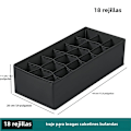 Miniatyrbild 2 av 6: Lådinsats Underklädesförvaring Strumpor Och BH Byxor Förvaringslåda Skåp Lådinsats För Kläder Slipsar Garderobskläder 18 Grids