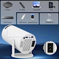 Miniatyrbilde 7 av 7: 5G 4K Projektor Smart HD LED WiFi Bluetooth HDMI. USB Android Hjemmekino - PA