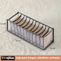 Miniatyrbild 2 av 6: Lådinsats Underklädesförvaring Strumpor Och BH Byxor Förvaringslåda Skåp Lådinsats För Kläder Slipsar Garderobskläder 11 Grids