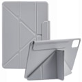 Pikkukuva 1 / 5: Xiaomi Pad 7 Pro Pad 7 Kotelo PC PU Nahka Origami Jalusta Magneettinen Tablettisuojus - Multicolor Grey