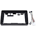 Miniatyrbillede 2 af 5: 9 tommer bilradio panel til Navara D40 2006-2012 instrumentbræt kit installationsramme fascia konsolramme adapter