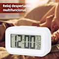 Miniatyrbild 3 av 5: LED Digital Väckarklocka Elektronisk Digital Alarm Skärm Skrivbord Bordsklockor För Hem Kontor Bakgrundsbelysning Snooze Kalenderklocka Astronaut