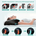 Miniatyrbilde 7 av 7: Ortopedisk pute i memory foam for nakken, komfortabel pute med sakte tilbakemelding for soving med sommerfuglform Black