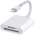 Miniatyrbillede 1 af 5: Lightning til SD-kortlæser iPhone Hvid - SD-kortlæser