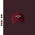 Pikkukuva 5 / 6: Miesten ja naisten baseball-lippikset, säädettävät, rennot, brodeeratut, amerikkalaiset puuvillaiset aurinkohatut, unisex, yksiväriset hatut Red- 1989