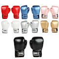 Miniatyrbillede 1 af 7: 2 stk. Boksehandsker til Børn PU Læder Kamphandsker Sandsæk Kickboxing Thai Handsker Professionelle til Børn Børnetræning 03 red M