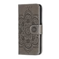 Pikkukuva 3 / 5: IC iPhone 7/8/SE (2020/2022) - Mandala Lompakkokotelo - Harmaa