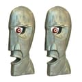 2X The Division Bell Head Statue Creative Resin Statue Decorative The Division Bell Head Sculpture