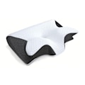 Miniatyrbild 2 av 7: Ortopedisk kudde i memory foam för nacken, bekväm kudde med långsam återhämtning för sömn i fjärilsform Black
