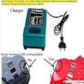 Miniatyrbilde 4 av 5: Ni-cd & Ni-mh Batterilader For Makita Lader Dc18ra, Dc1414 7.2v-18v Batteri Erstatning Strømverktøy