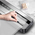 Miniatyrbilde 4 av 8: Mat Vakuumforsegler Maskin Tørre og Fuktige Matmoduser Automatisk For Lett Matkonservering Med 10 stk Poser Papir For Matkonservering Hjemmekjøkken SO Silver  EU