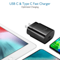 Pikkukuva 5 / 5: IC 25W Laturi Galaxy S22 S21 Note 20 Supernopea Lataus USB P Musta EU-pistoke