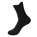 Pikkukuva 2 / 7: 3 paria/erä miesten sukkia kompressiosukat hengittävät koripallo urheilu pyöräilysukat kosteutta siirtävät erittäin joustavat putkisukat 3pairs Black Single code
