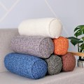 Miniatyrbillede 5 af 9: Lang Pude Indvendig Rund Kropspude Rektangulær Søvn Lur Pude Imitation Bomuld Linned Pude Hjem Soveværelse Indretning Light Grey 15x15x60cm