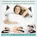 Miniatyrbild 3 av 7: Ortopedisk kudde i memory foam för nacken, bekväm kudde med långsam återhämtning för sömn i fjärilsform White