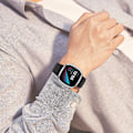 Pikkukuva 7 / 7: 4 kpl Näytönsuojakotelo Yhteensopiva Fitbit Sense / Versa 3:n kanssa, pehmeä TPU-pinnoitettu puskuri täysi suojakotelo