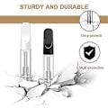 Miniatyrbillede 3 af 5: 20 STK Tomme Opbevaringspatroner til 1,0ML Glas Keramik Let At Fyld, Sort og Hvid. As Shown