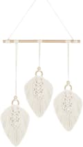 Macrame Wall Hanging Bohemian Macrame Decor Macrame Feather Wall H
