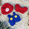 Miniatyrbild 3 av 3: 1 set LABUBU kläder, Mario (hatt + tröja + bakre byxor)^^BG 14