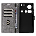 Miniatyrbilde 5 av 5: For ZTE nubia Z70 Ultra Lommebok Etui RFID Blokkerende PU Lærdeksel Stativ Visning - Grønn Multicolor Brown