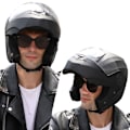 Miniatyrbillede 2 af 7: Arrival Herre Motorcykel Professionel Racing Flip Up Hjelm Abs Materiale Modulære Dobbelt Linse Hjelme 4 L（59-60）