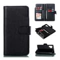 Samsung Note 10 Plus Praktisk Pungcover med 12-Korts Array V4 Svart black