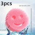 Miniatyrbilde 1 av 5: Scrub Daddy & Scrub Mommy Dobbeltsidig Svampsett - Ergonomisk, Ripefri Rengjøring For Kjøkken, Bad & Mer - Polyuretan, Trygg På Flere Overflater Random Color 3pcs