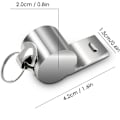 Miniatyrbild 3 av 5: 5-pack rostfria visselpipor med snöre